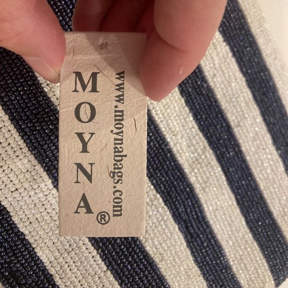 Moyna Couture Fold-over Beaded Clutch - Picture 5 of 7